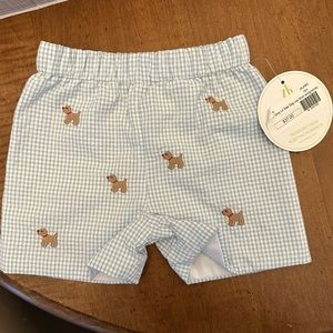 NWT zuccini kids puppy shorts 18m